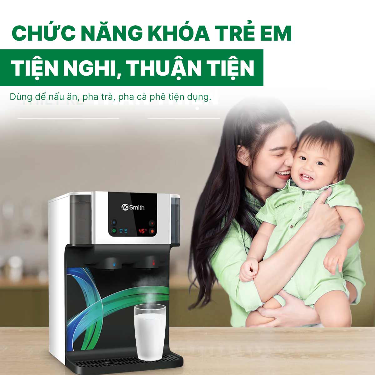 Máy lọc nước đặt bàn A.O Smith ECO-AOC75PUR