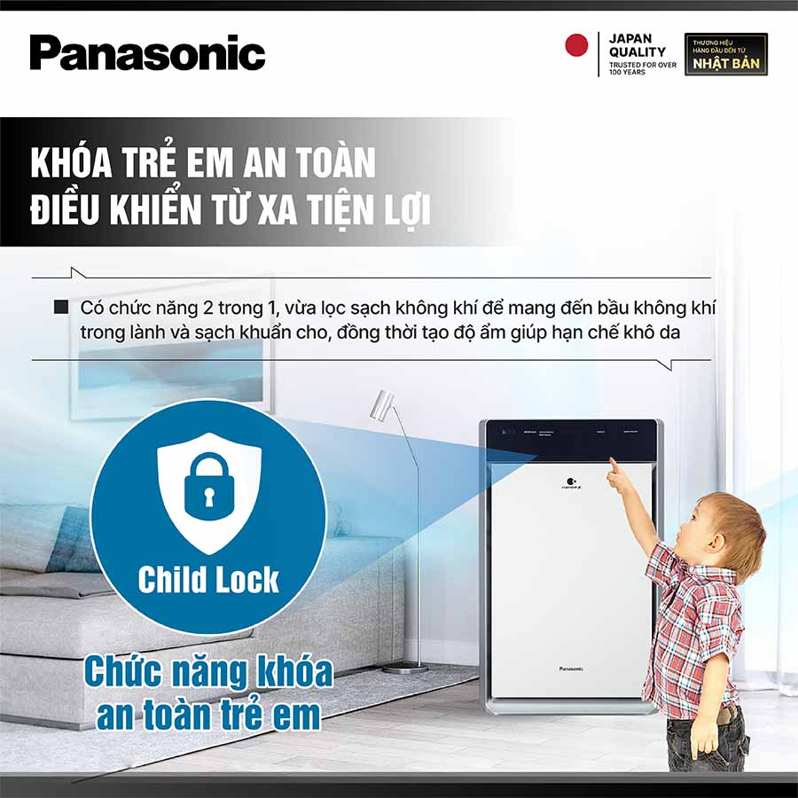 Máy lọc không khí Panasonic F-VXV70A