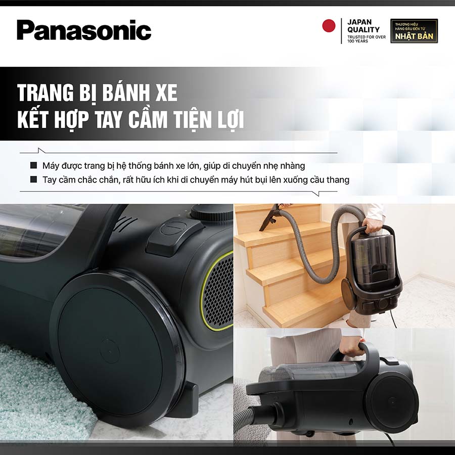 Máy hút bụi dạng hộp Panasonic MC-CL605KN49 2000W