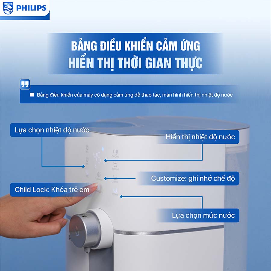 Máy lọc nước RO để bàn Philips ADD6910