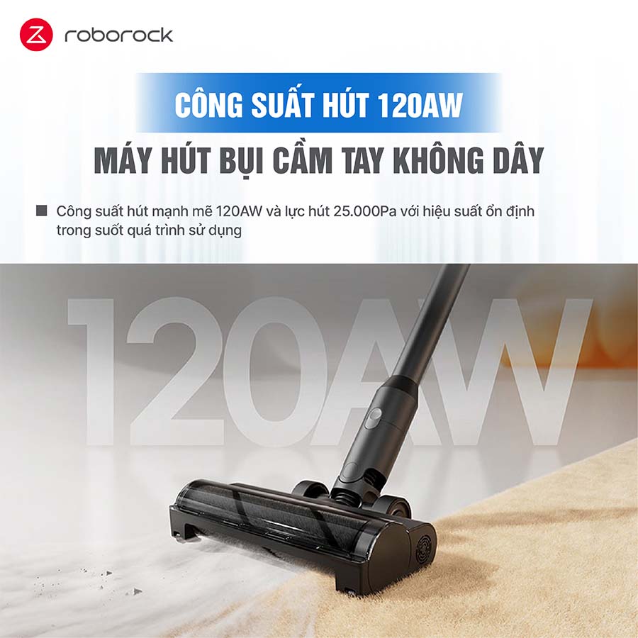 Máy hút bụi lau nhà cầm tay Roborock F25 ACE Combo