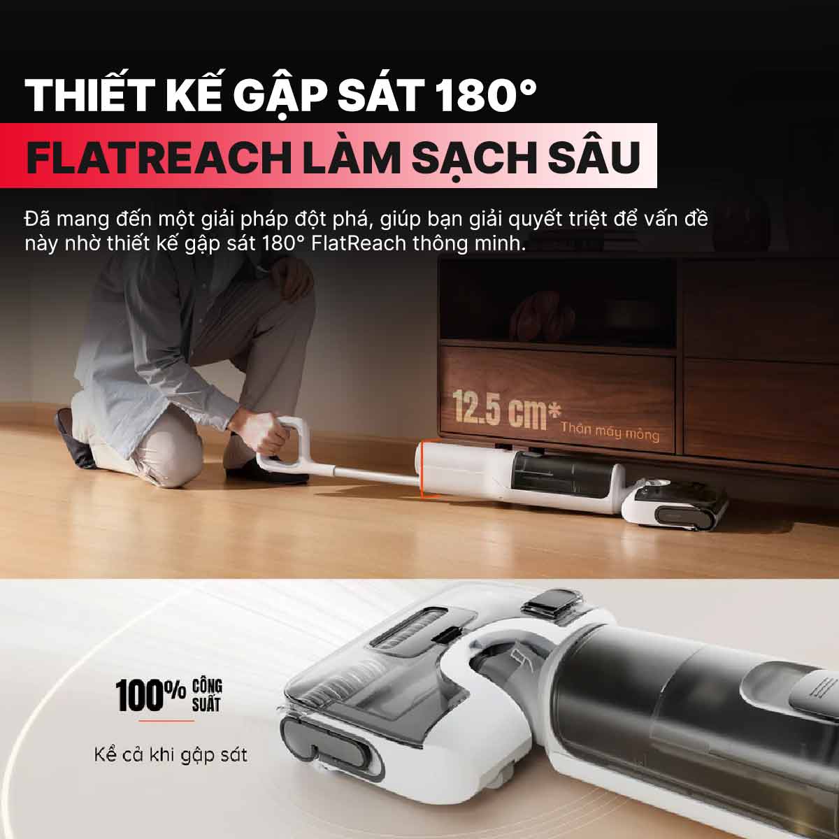 Máy hút bụi lau nhà cầm tay Roborock F25 RT