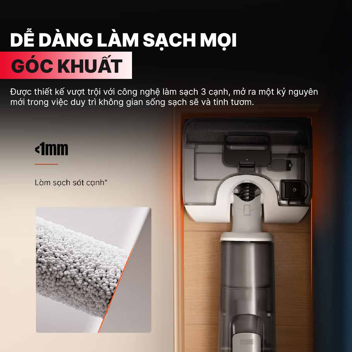 Máy hút bụi lau nhà cầm tay Roborock F25 RT