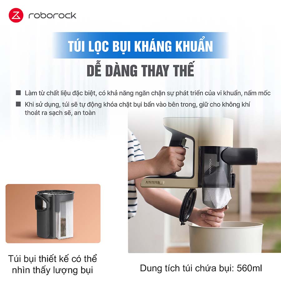 Máy Hút Bụi Cầm Tay Không Dây Roborock H5