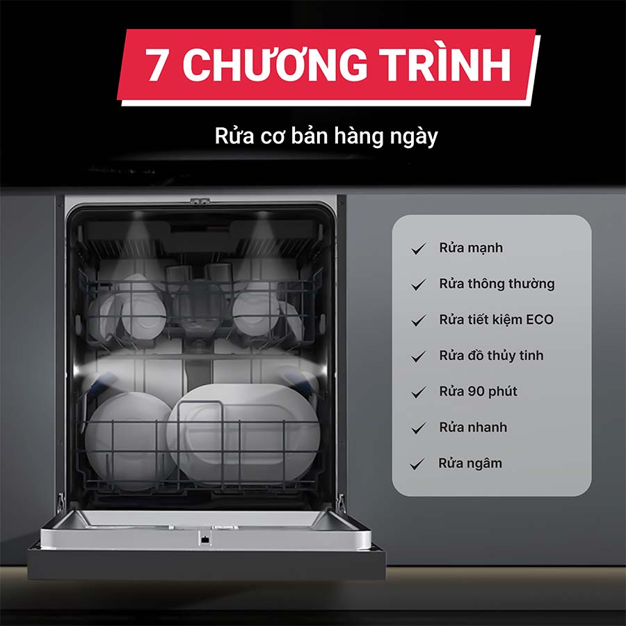 Máy rửa bát 14 bộ Hafele HDW-F601G 535.29.592