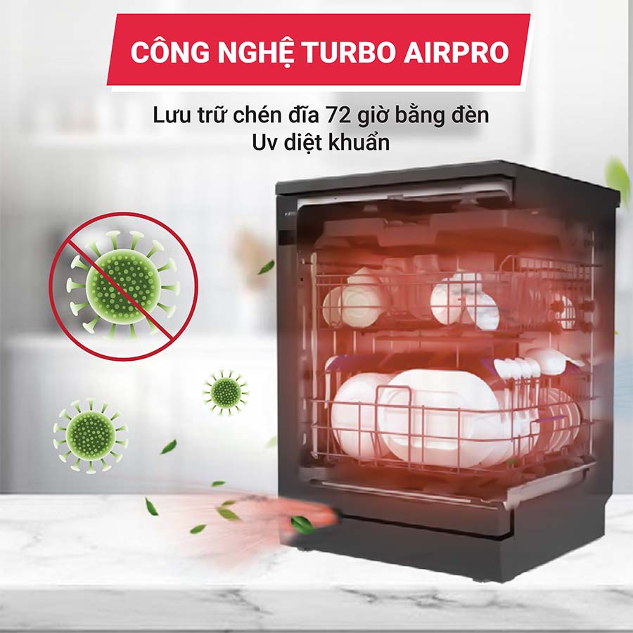 Máy rửa bát 15 bộ Hafele HDW-F6052G 535.29.652